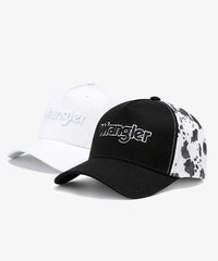 Wrangler Cow Print Baseball Cap in BK-OW