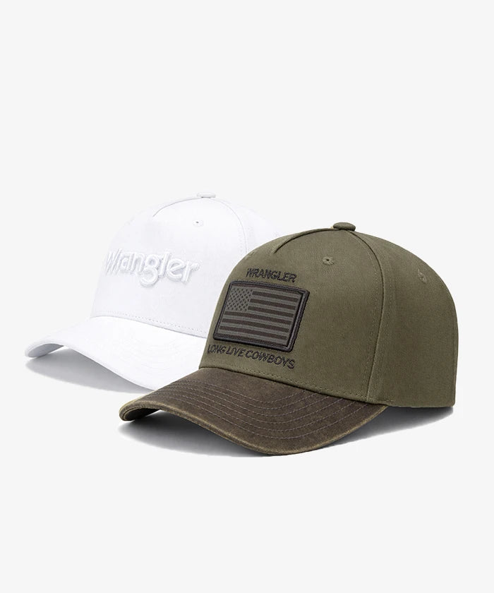 Wrangler long live cowboy Cap in Olive Green