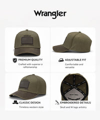 Wrangler long live cowboy Cap in Olive Green