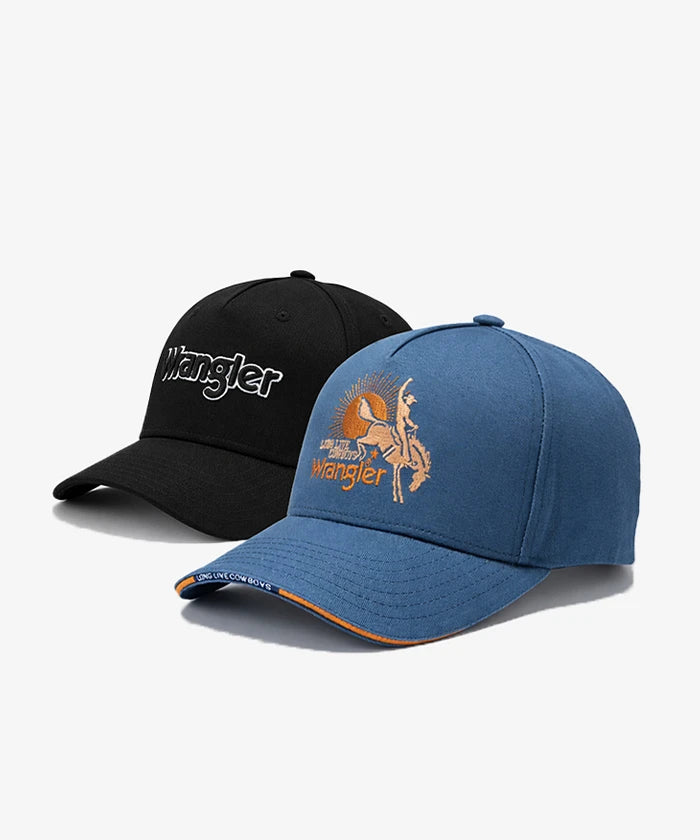 Wrangler Heritage Bronco Baseball Cap in JN-BK