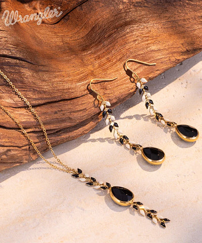 Wrangler Demeter’s Tear Necklace and Earrings Set