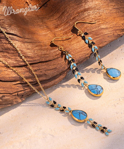 Wrangler Demeter’s Tear Necklace and Earrings Set