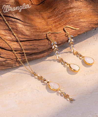 Wrangler Demeter’s Tear Necklace and Earrings Set