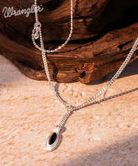 Wrangler Women's Stacked Charm Necklaces