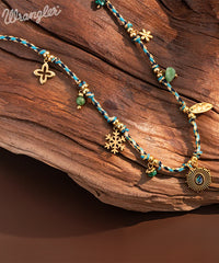 Wrangler Western Rope Charm Necklace