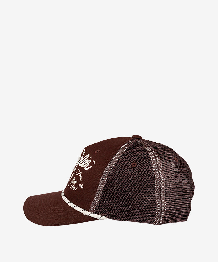 Montana West Cowboy Mesh Back Hat in brown- men's mesh back hats