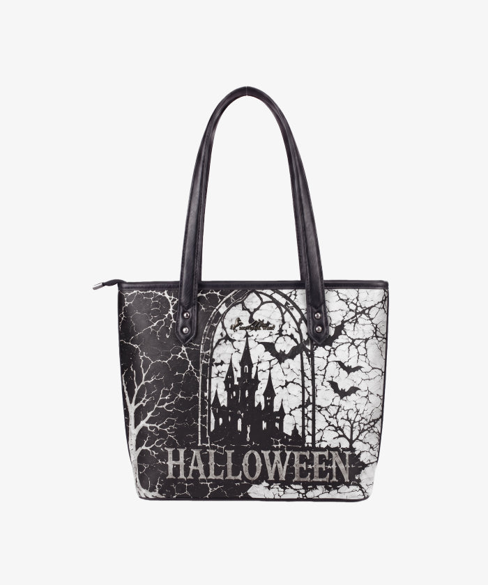 Halloween Tote Bag Collection | Gothic, Witch & Pumpkin Floral