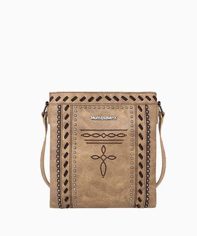 Montana West Whipstitch Studs Concealed Carry Crossbody - Montana West World