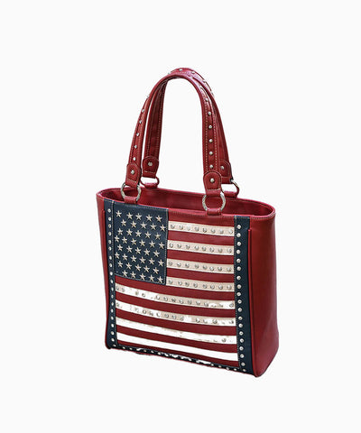 Montana West Women's Oversized American Pride Concealed Carry Tote Bag - Montana West World