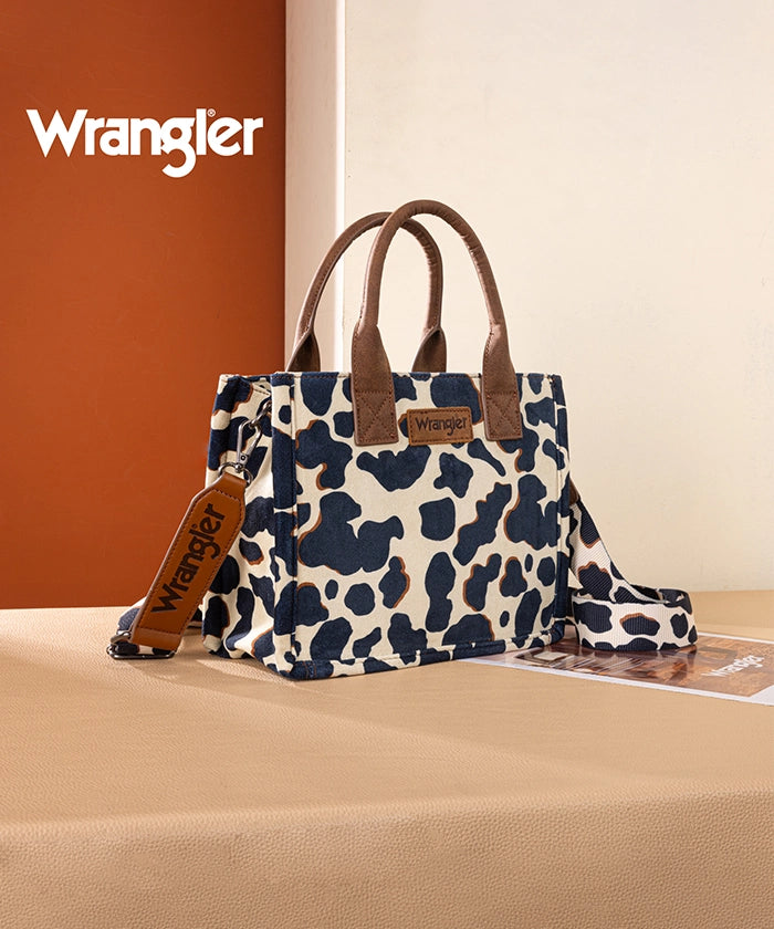 Wrangler All-over Leopard Print Tote Bag Brown