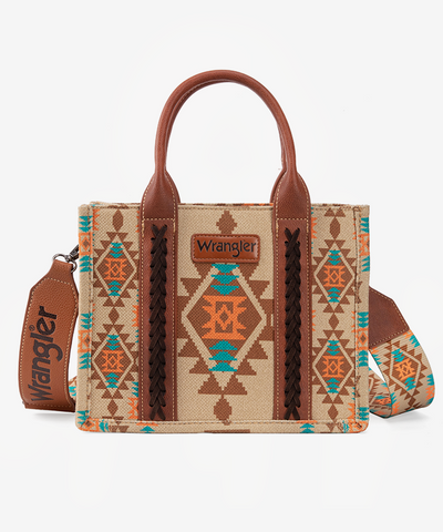 Wrangler Southwestern Crossbody Tote Bag - Montana West World