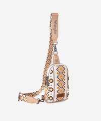 Wrangler Southwestern Allover Aztec Print Sling Bag - Montana West World