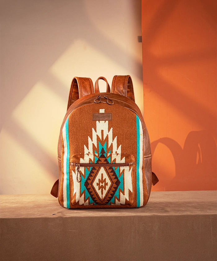 Wrangler Aztec Knitted Backpack Montana West Montana West World