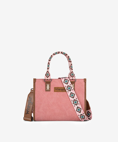 Wrangler Aztec Print Tote Bag Pink