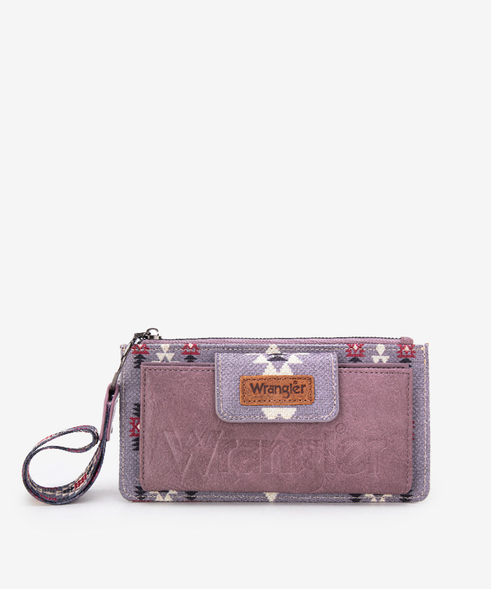 Wrangler_Aztec_Print_Wristlet_Lavender