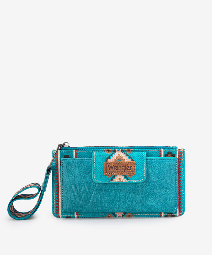 Wrangler_Aztec_Print_Wristlet_Dark_turquoise