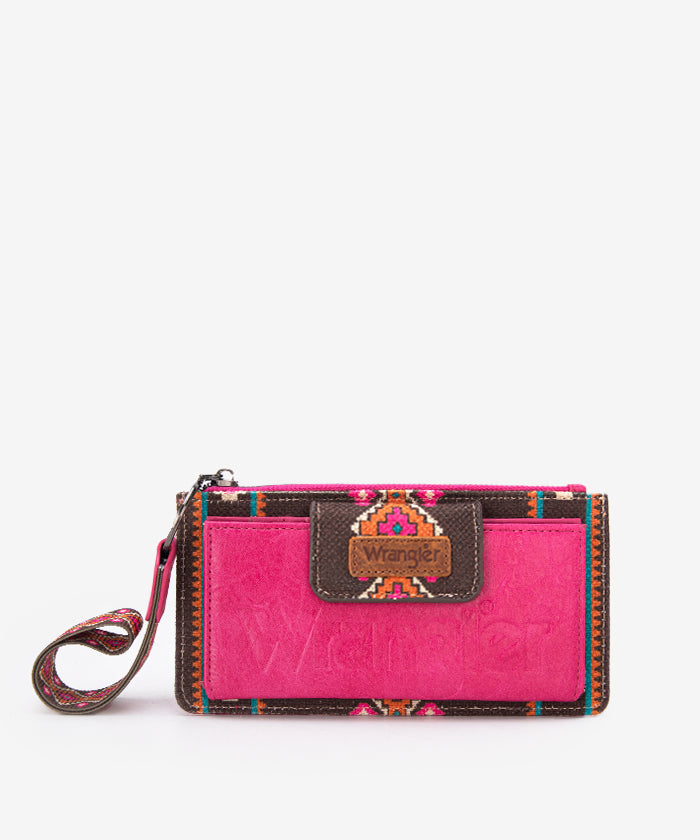 Wrangler_Aztec_Print_Wristlet_Hot_pink