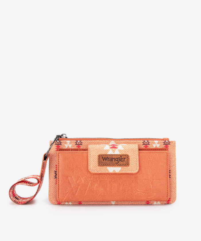 Wrangler_Aztec_Print_Wristlet_Orange