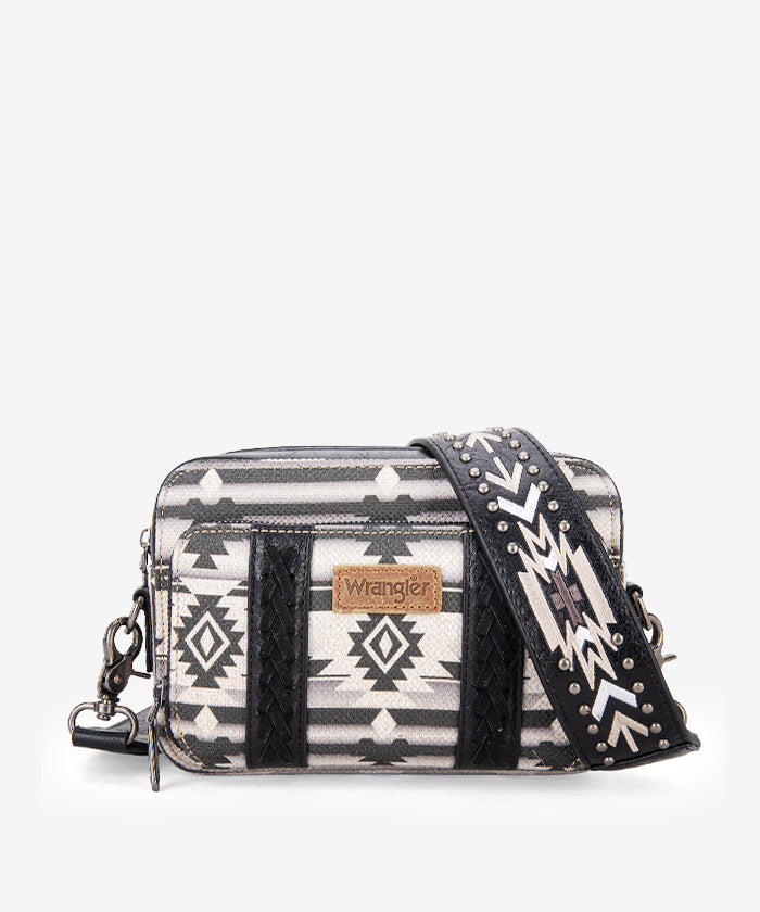 Wrangler Aztec Printed Crossbody Purse