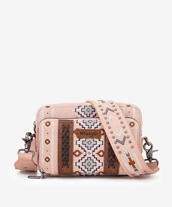 Wrangler_Aztec_Printed_Crossbody_Purse_Pink