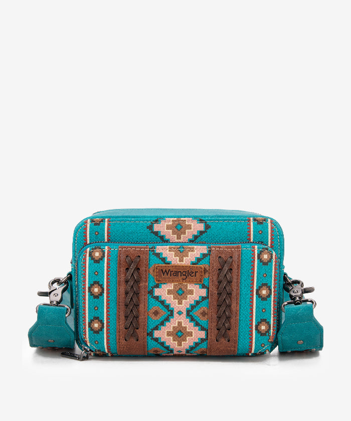 Wrangler_Aztec_Printed_Crossbody_Purse_Turquoise