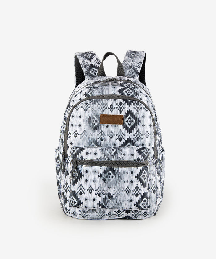 Wrangler Aztec Printed Laptop Backpack Black