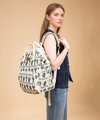 Wrangler Aztec Southwestern Print Diaper Bag Beige