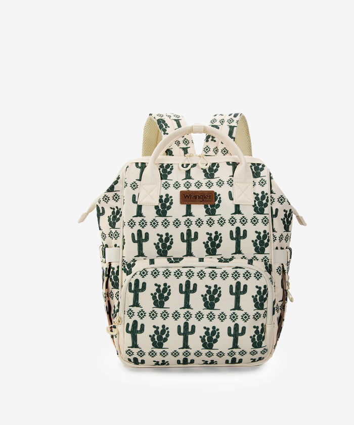 Wrangler Aztec Southwestern Print Diaper Bag Beige