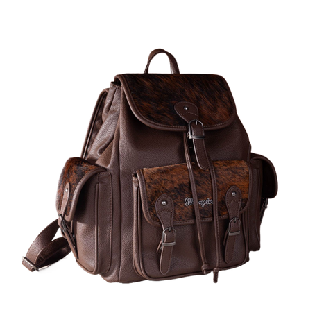 Wrangler Genuine Hair-on Cowhide Backpack - Montana West World