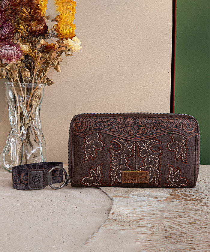 Wrangler_Boot_Stitch_Bifold_Wallet_Coffee