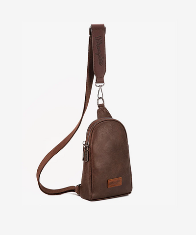 Wrangler Sling Crossbody Bag Coffee