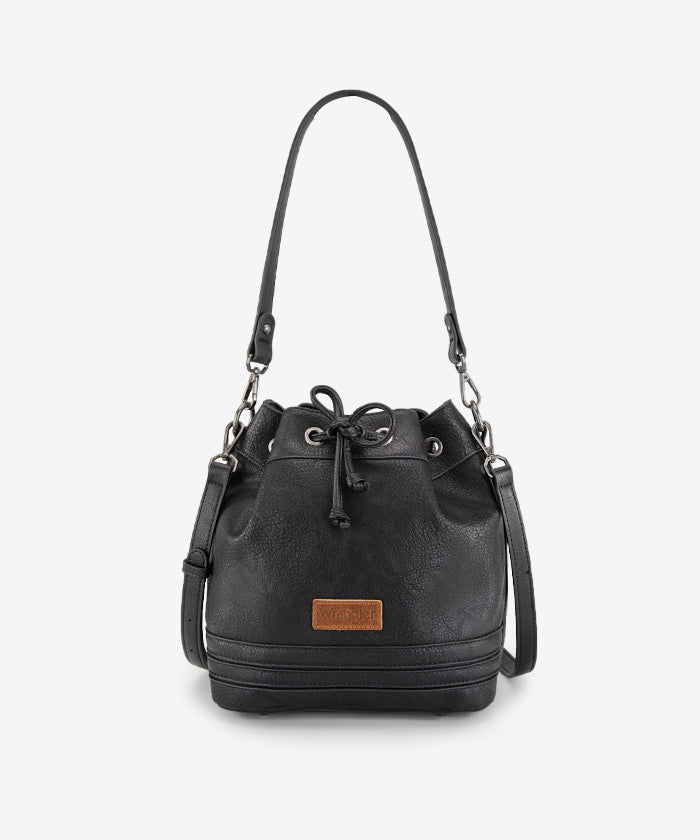 Wrangler Concealed Carry Bucket Crossbody Bag Black