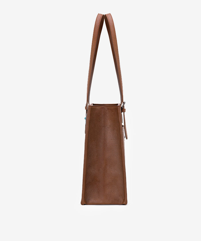 Wrangler Concho Carry All Shoulder Bag Brown