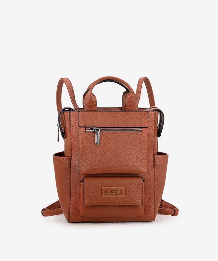 Wrangler Convertible Leather Backpack - Montana West – Montana West World