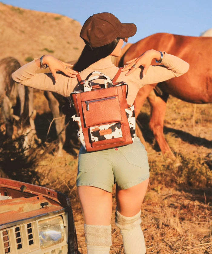 Wrangler Convertible Leather Backpack