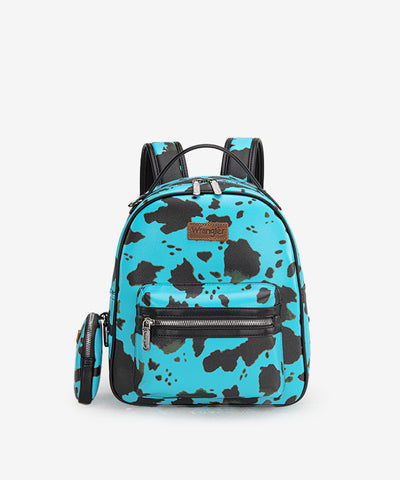 Wrangler_Cow_Print_Backpack_Turquoise