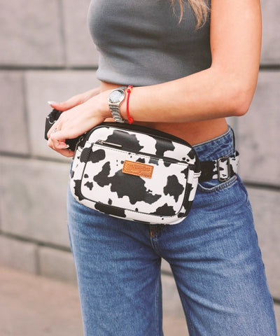 Wrangler Cow Print Fanny Pack