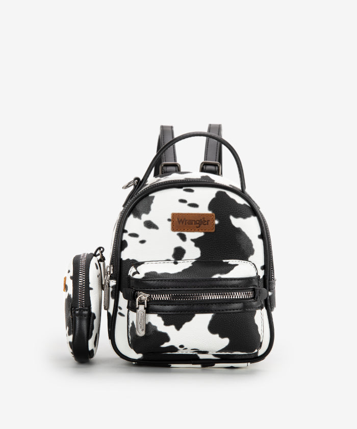 Wrangler_Cow_Print_Mini_Backpack_Black