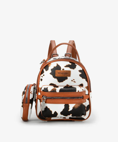 Wrangler Cow Print Mini Backpack