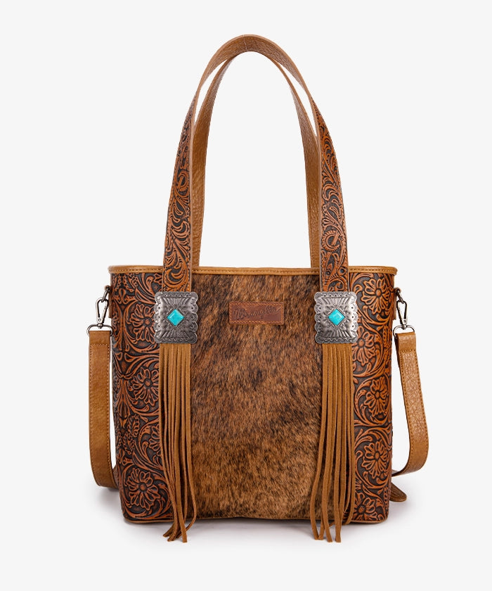 Wrangler_Cowhide_Fringe_Concealed_Carry_Purse_Brown