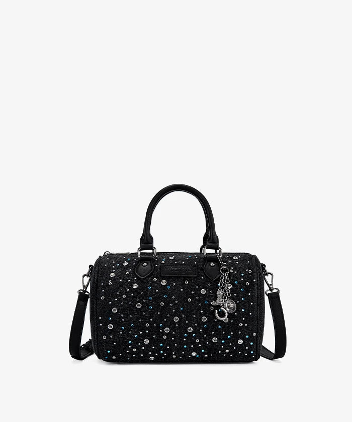 Wrangler_Crystal-Studded_Canvas_Boston_Bag_in_BK