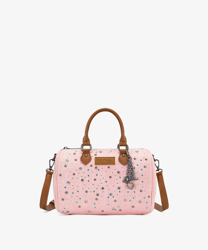 Wrangler_Crystal-Studded_Canvas_Boston_Bag_in_PK