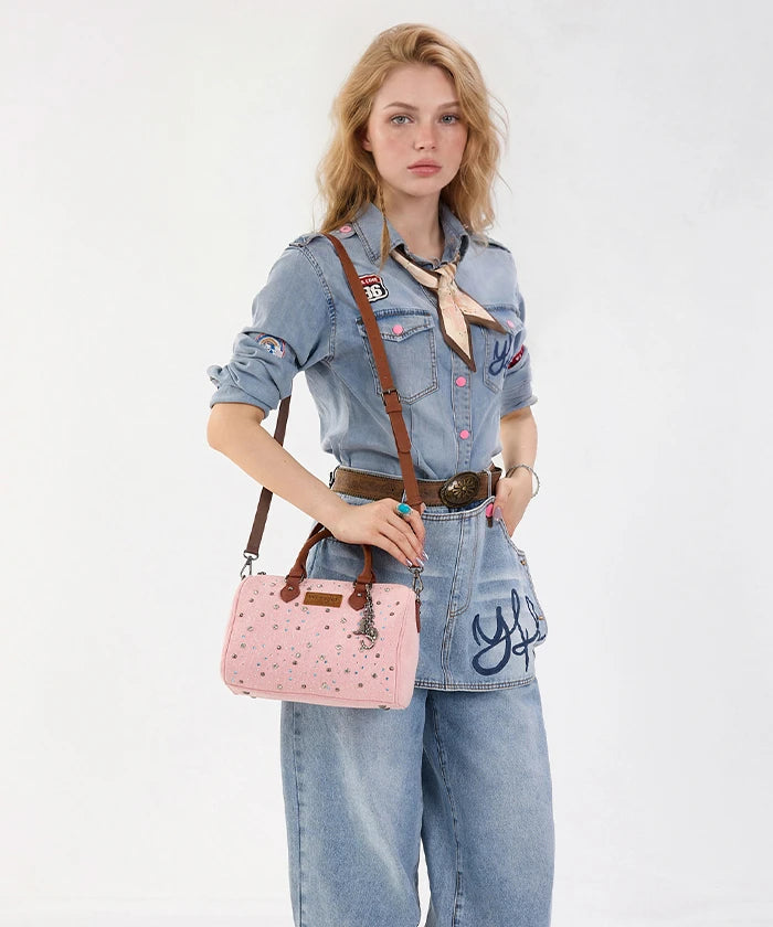 Wrangler_Crystal-Studded_Canvas_Boston_Bag_in_PK