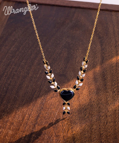 Wrangler Demeter’s Heart Necklace Black