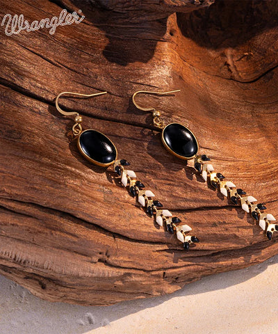 Wrangler Demeter’s Orb Onyx Earrings Black