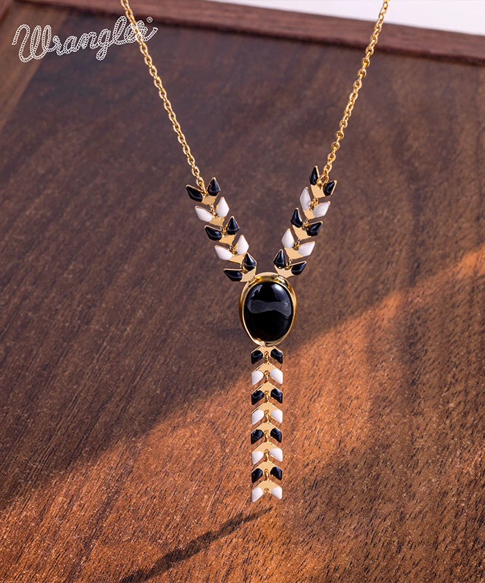 Wrangler Demeter’s Orb Onyx Necklace Black