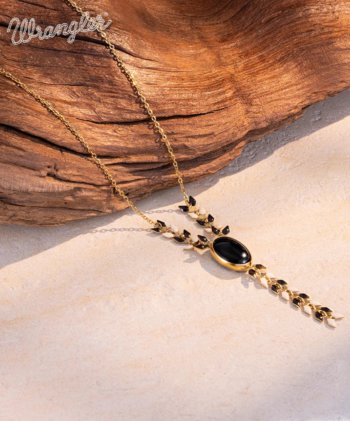 Wrangler Demeter’s Orb Onyx Necklace Black