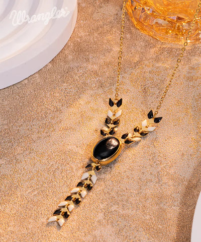 Wrangler Demeter’s Orb Onyx Necklace Black