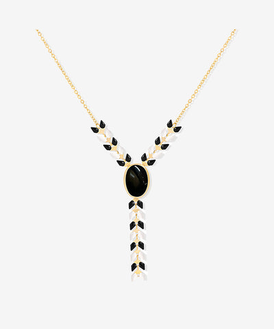 Wrangler Demeter’s Orb Onyx Necklace Black