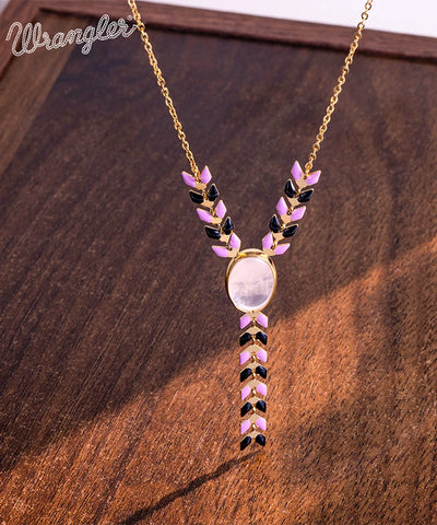 Wrangler Demeter’s Orb Onyx Necklace Pink